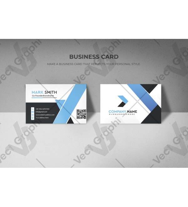 Co-Founder Networking Business Card Template Professional Modern Layout